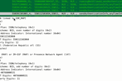 Seguridad en SS7/Sigtran con Wireshark y Snort. Segunda parte. Por Alejandro Corletti.